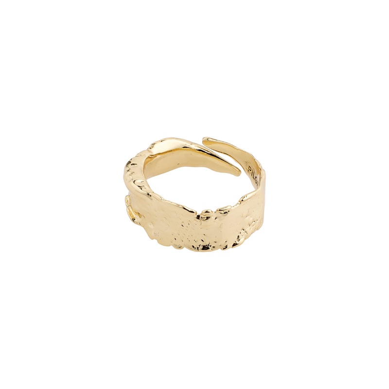 BATHILDA rustic ring gold-plated