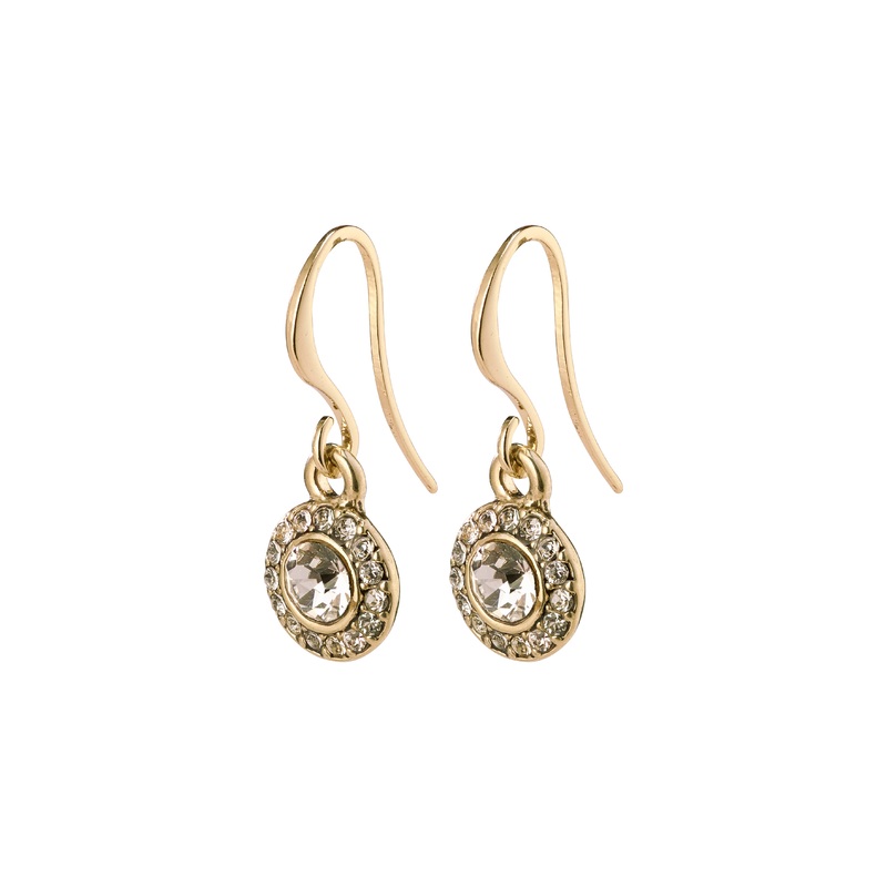 CLEMENTINE crystal earrings gold-plated