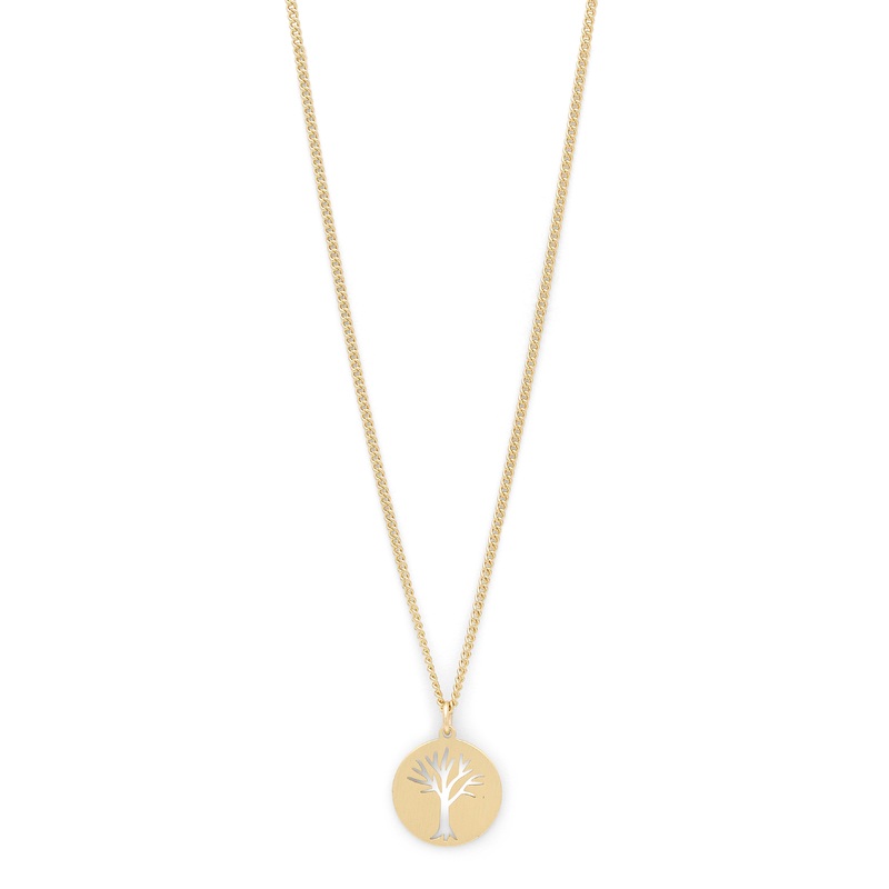 ELIN coin pendant necklace gold-plated