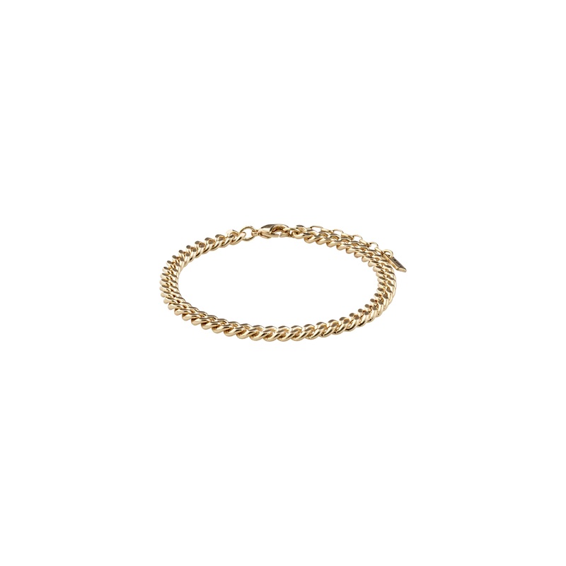 FUCHSIA curb chain bracelet gold-plated