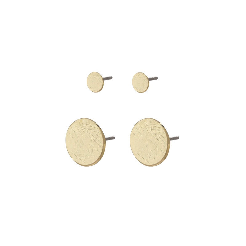 JACY earrings set gold-plated