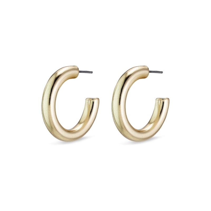 MADDIE chunky hoop earrings gold-plated