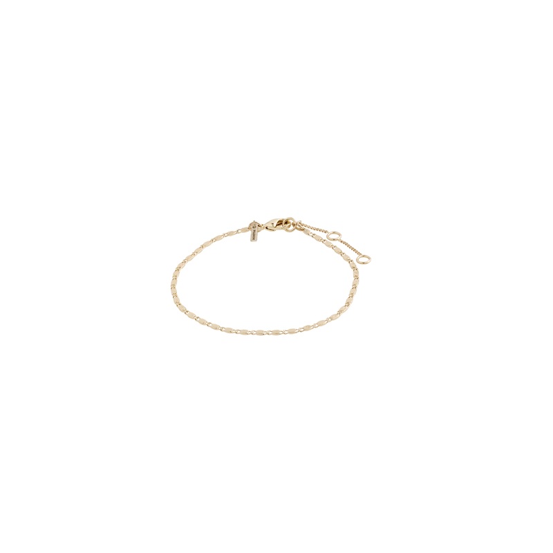 PARISA flat link chain bracelet gold-plated