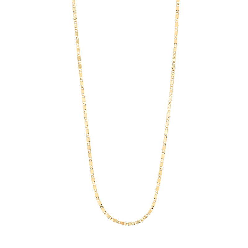 PARISA flat link chain necklace gold-plated
