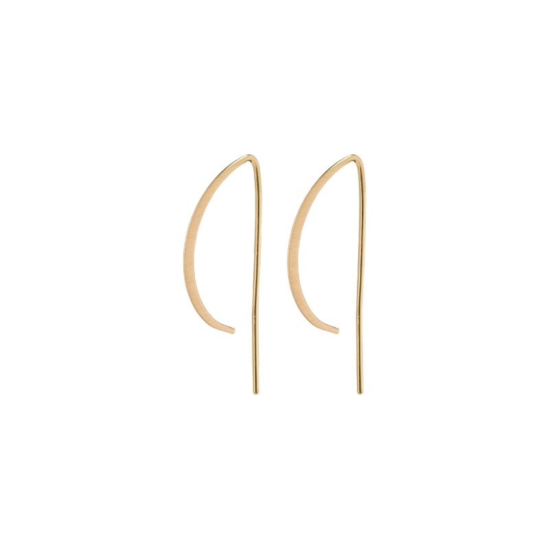 PEONY earrings gold-plated