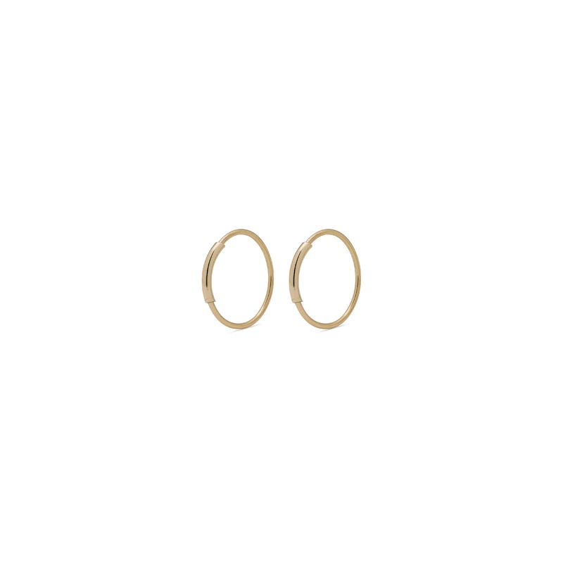 RAQUEL x-small hoop earrings gold-plated