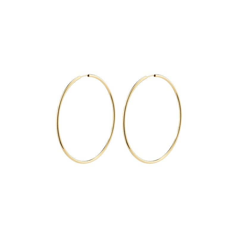 APRIL large hoop earrings gold-plated