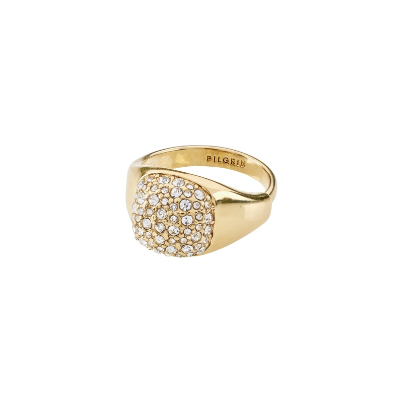 CINDY crystal ring gold-plated