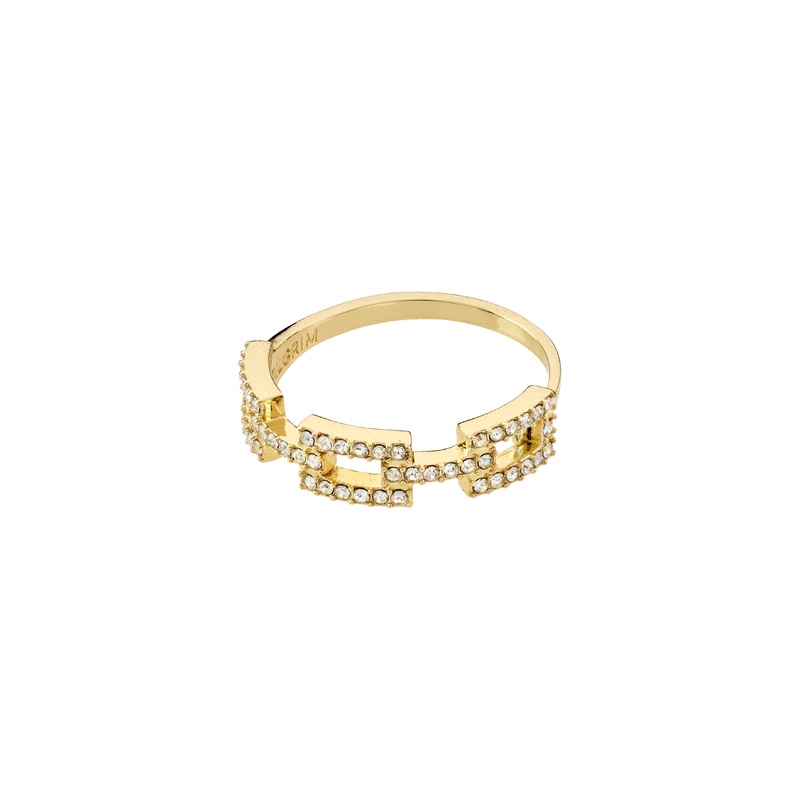 COBY crystal ring gold-plated