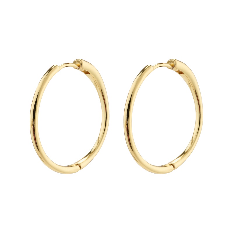 EANNA large hoops gold-plated