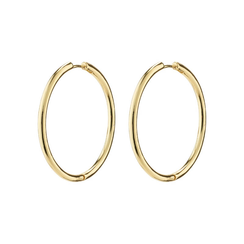 EANNA maxi hoops gold-plated