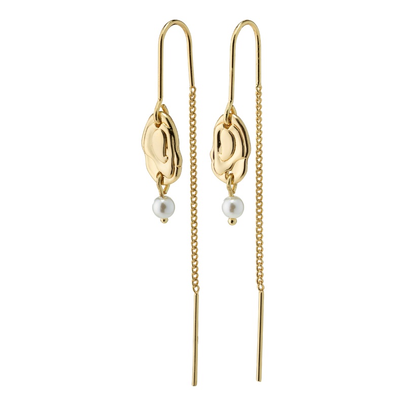 EMILIE chain earrings gold-plated