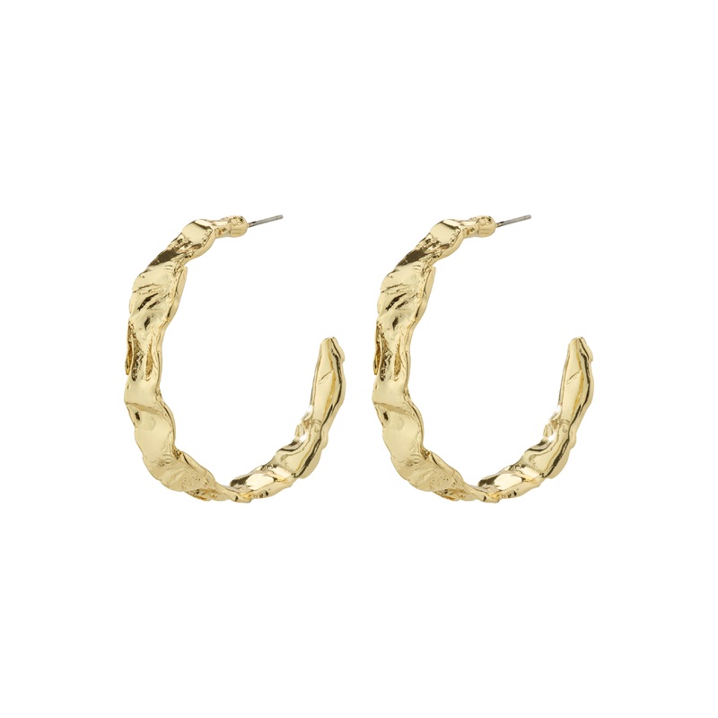 JULITA semi-hoop earrings gold-plated