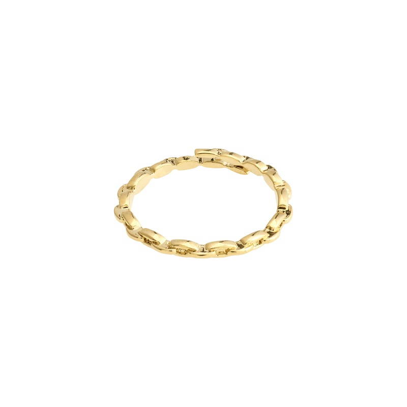 LULU chain stack ring gold-plated