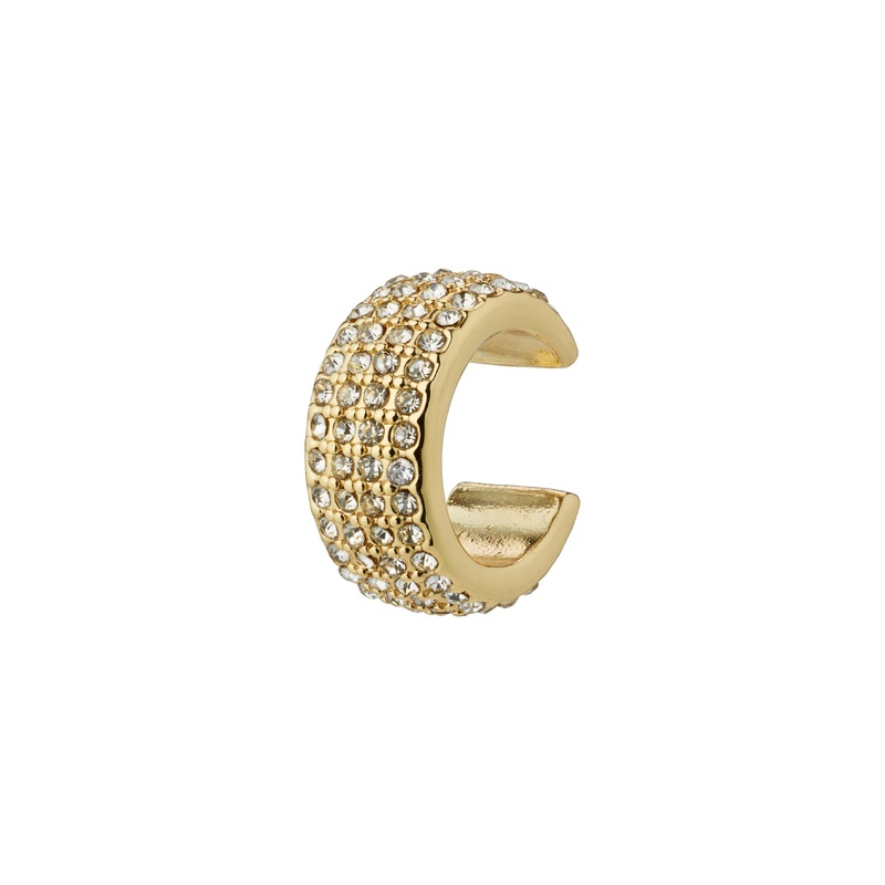 MATYLDA crystal cuff earring gold-plated