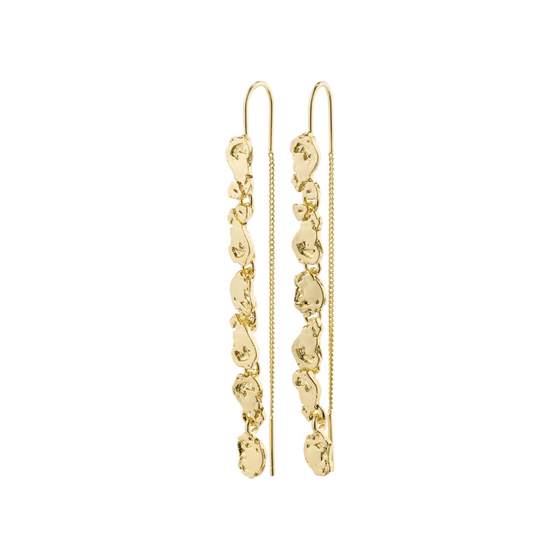 THANKFUL long chain earrings gold-plated