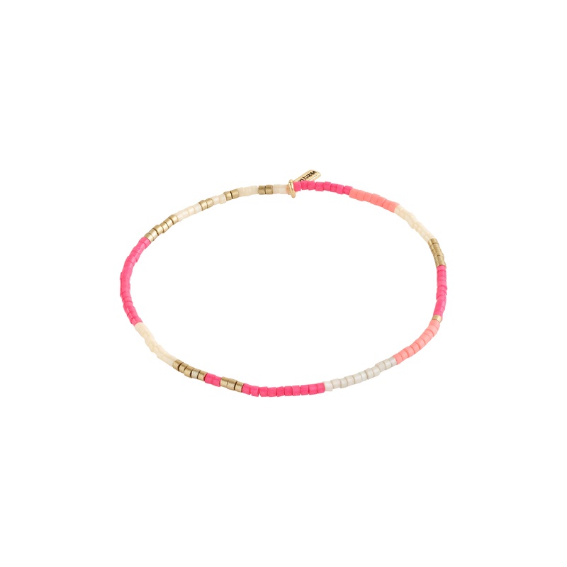 ALISON bracelet pink, gold-plated