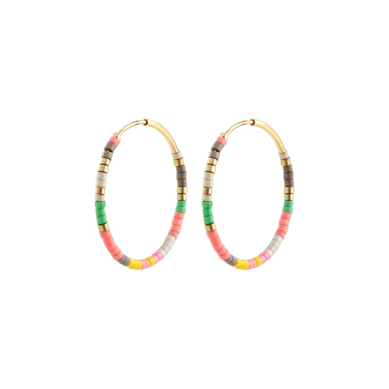 ALISON hoop earrings rose/gold-plated
