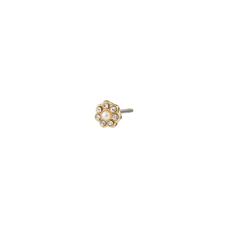 NIKOLETA single earring gold-plated