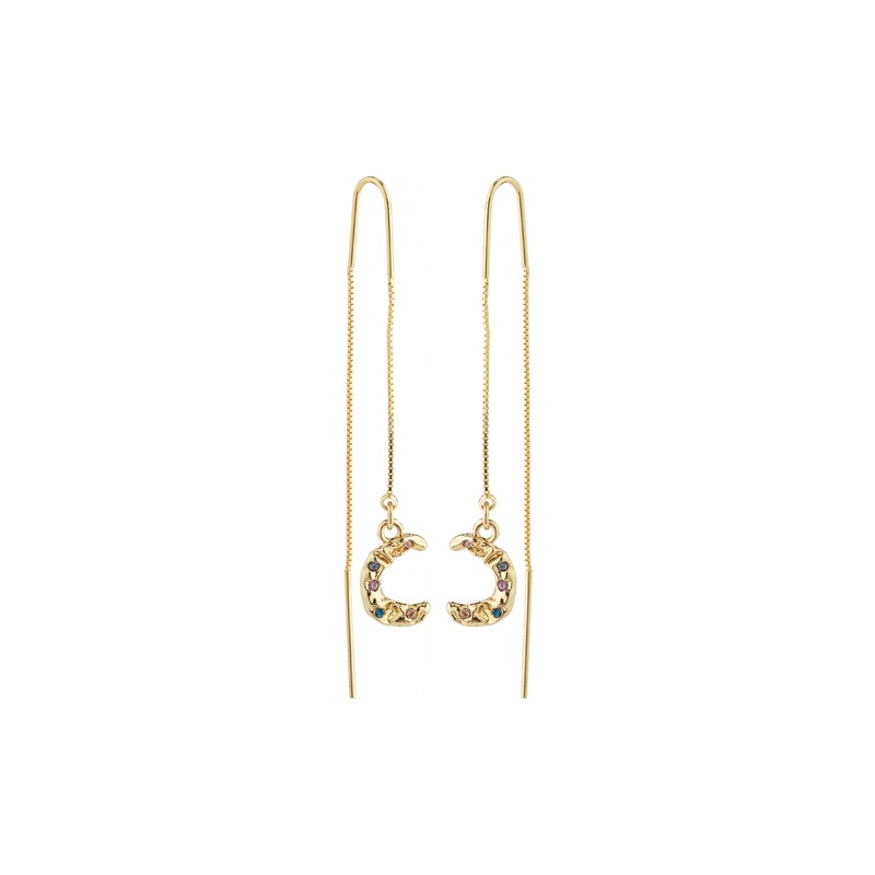 REMY chain earrings gold-plated