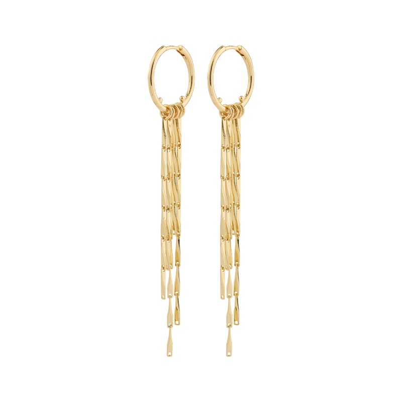 CONNECT earrings gold-plated