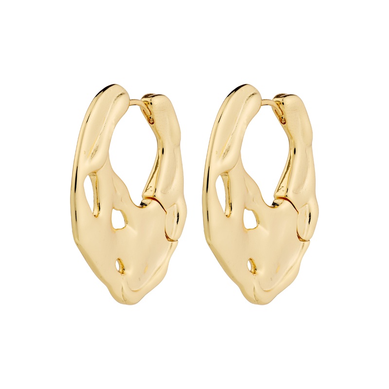 DAWN hoop earrings gold-plated
