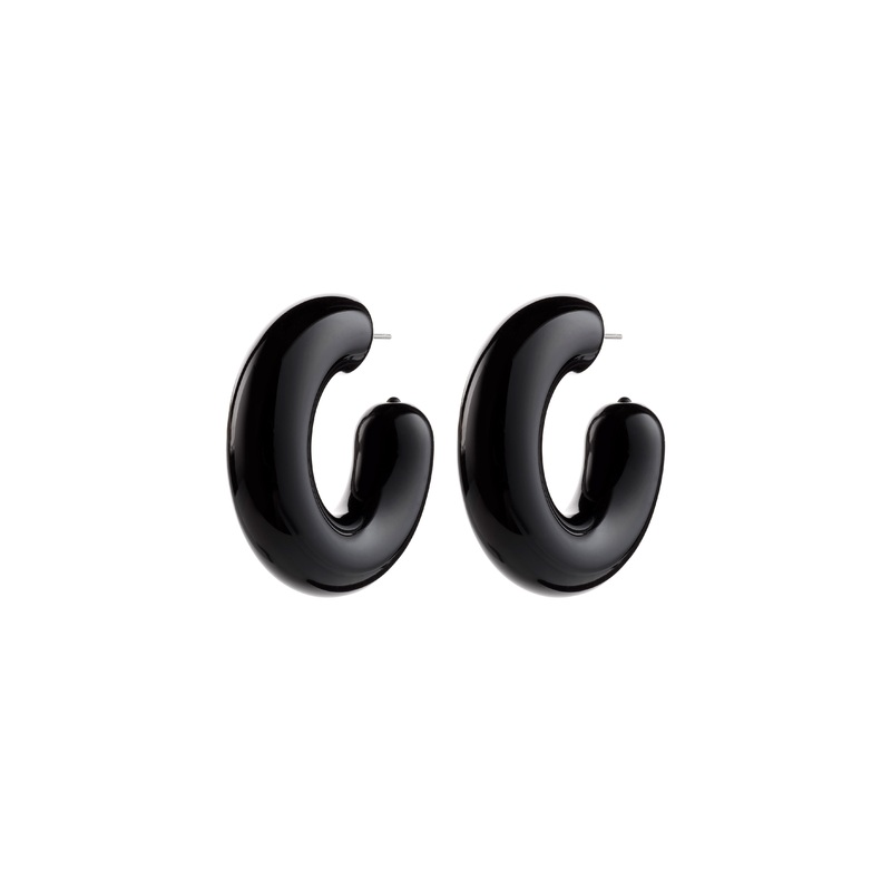 FREJA WEWER x  Polpo hoops medium, black
