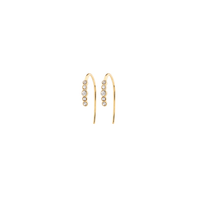 JENNI crystal earrings gold-plated