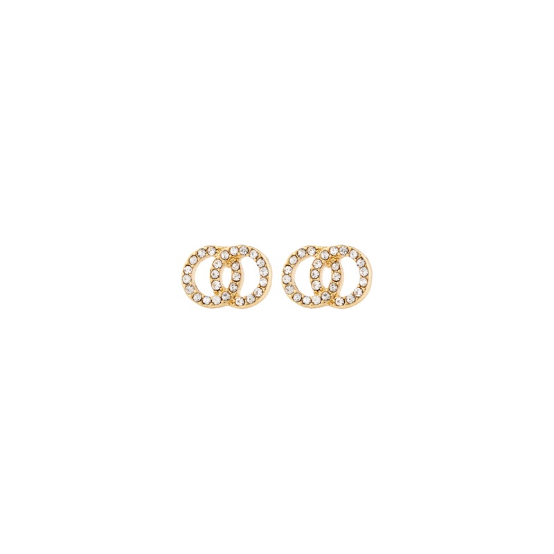 JOLINA recycled earrings gold-plated