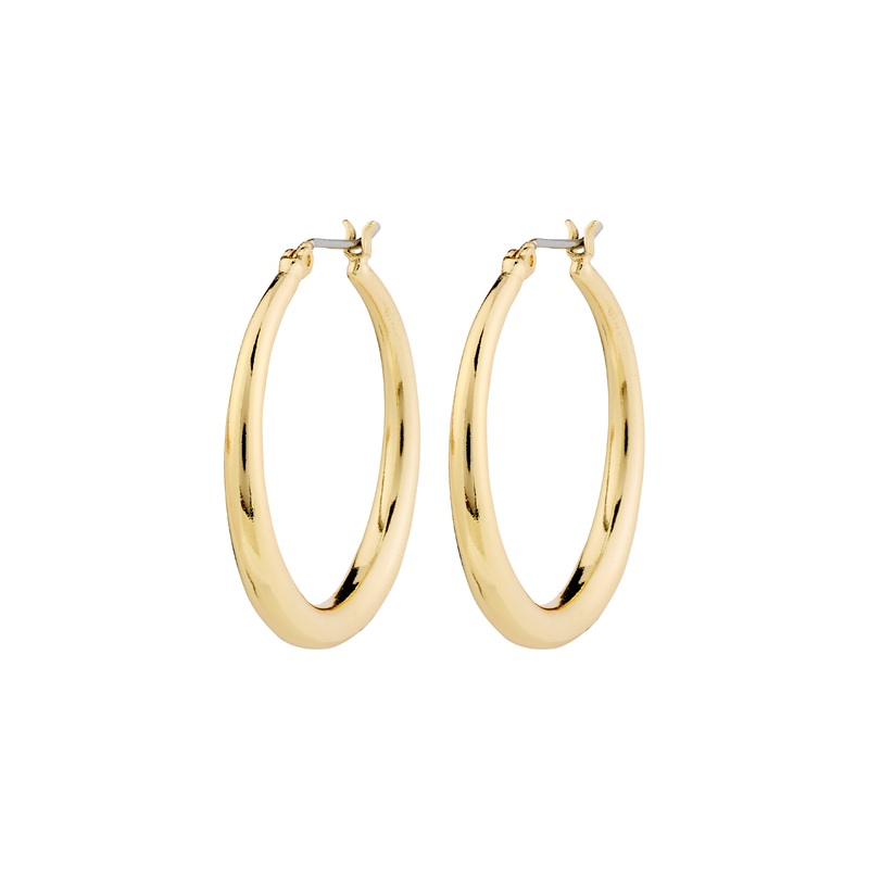 JORUN hoop earrings gold-plated