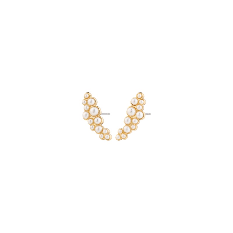 JOVA pearl earrings gold-plated