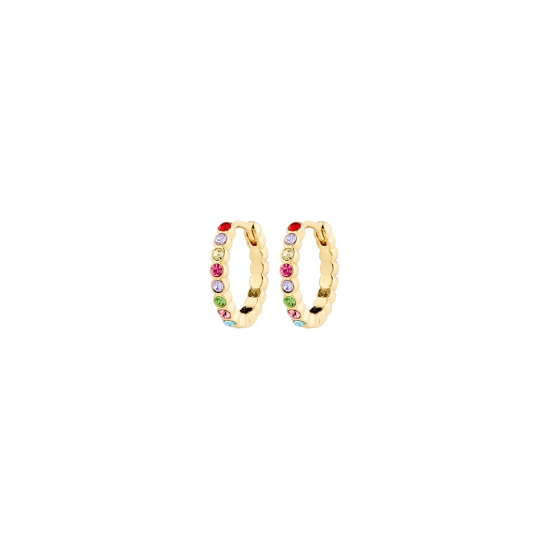 KLEOPRATRA hoop earrings gold-plated