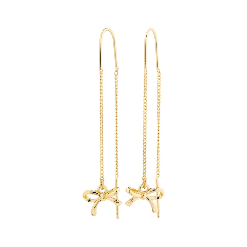 LYSANDRA chain earrings gold-plated