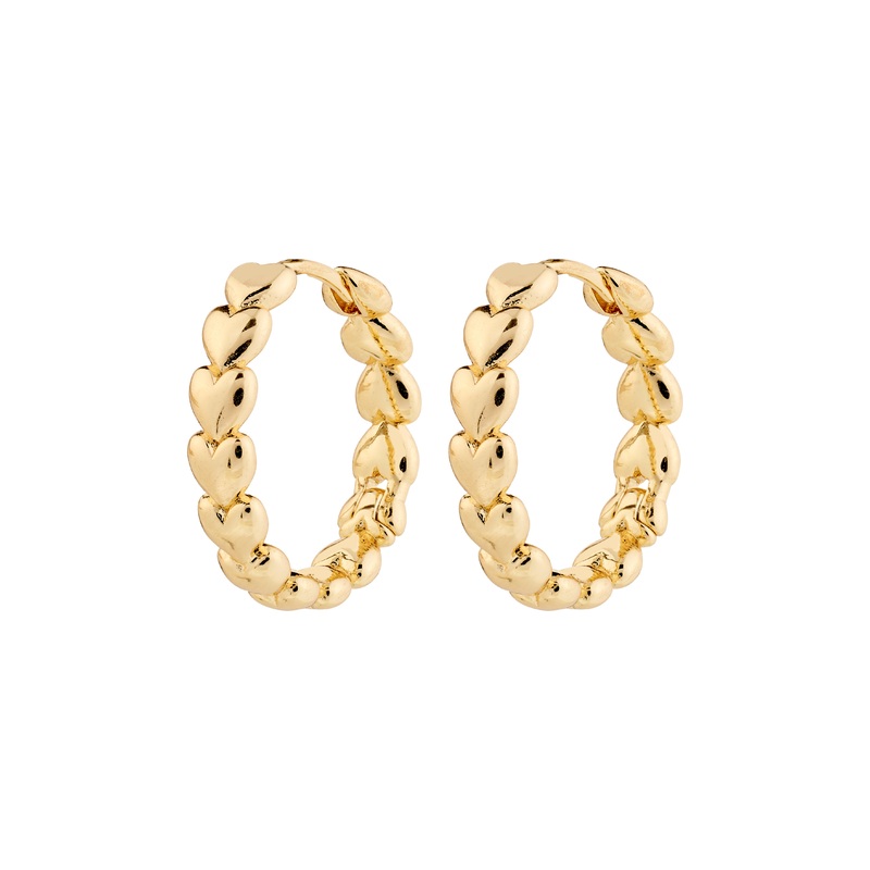 MAEVE hoop earrings gold-plated