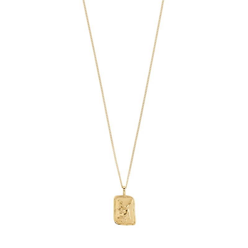 VIRGO Zodiac Sign necklace, gold-plated