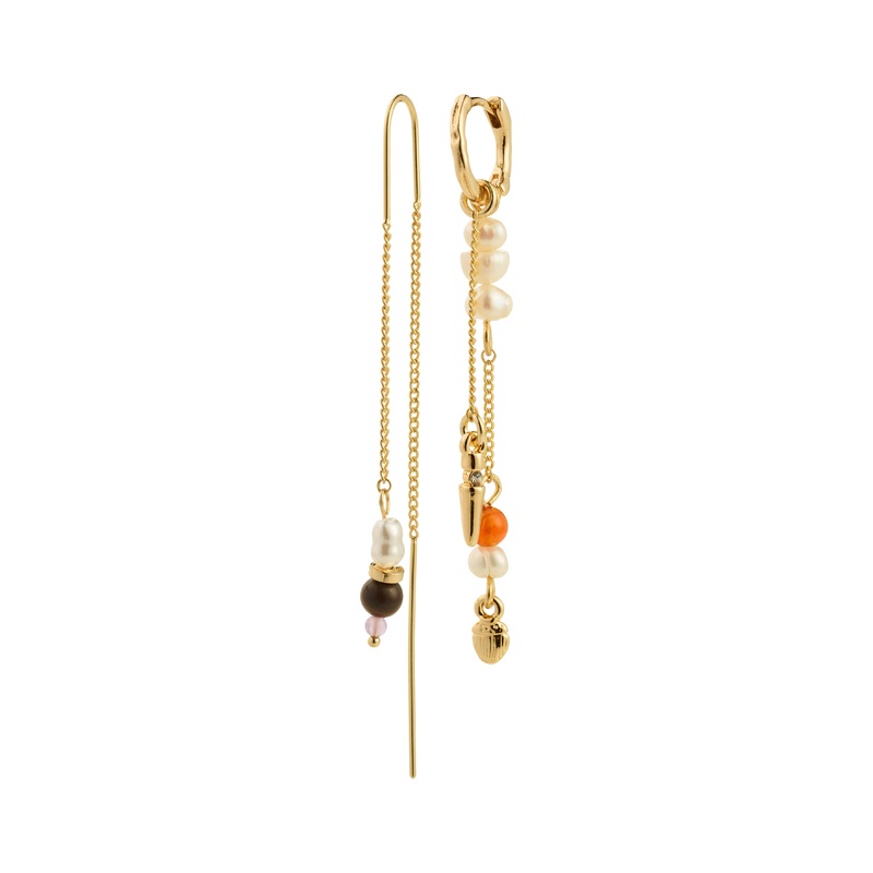 BETWEEN chain earrings gold-plated