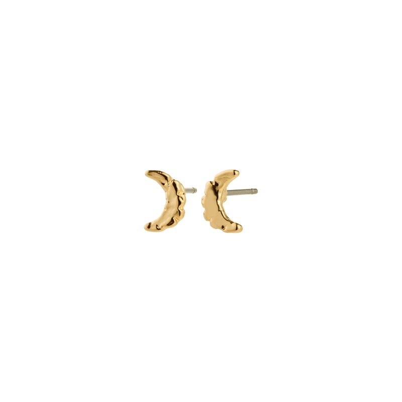 BETWEEN moon earrings gold-plated