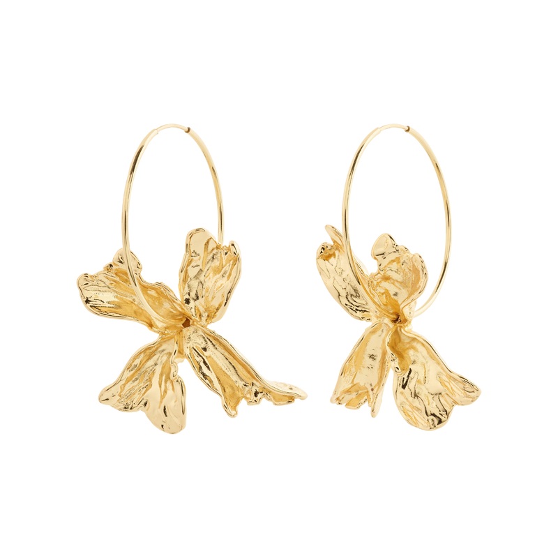 DREAM hoops gold-plated