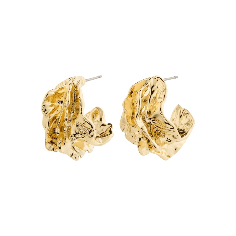 ECLIPSE hoops gold-plated