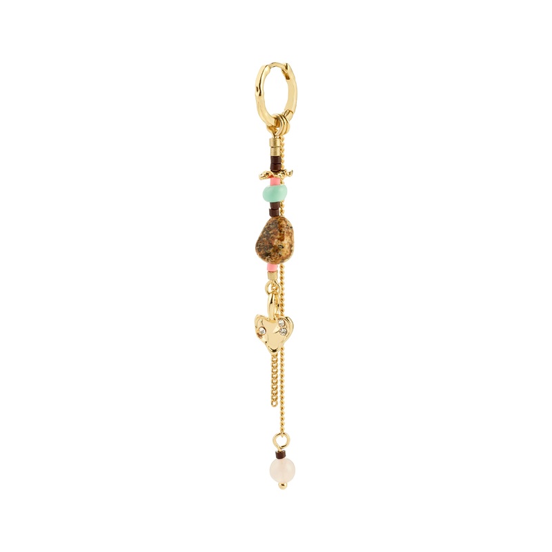 FINLEY single earring gold-plated
