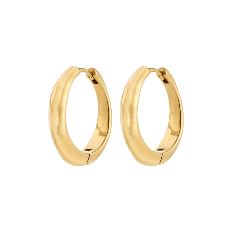 HARRISON hoops gold-plated