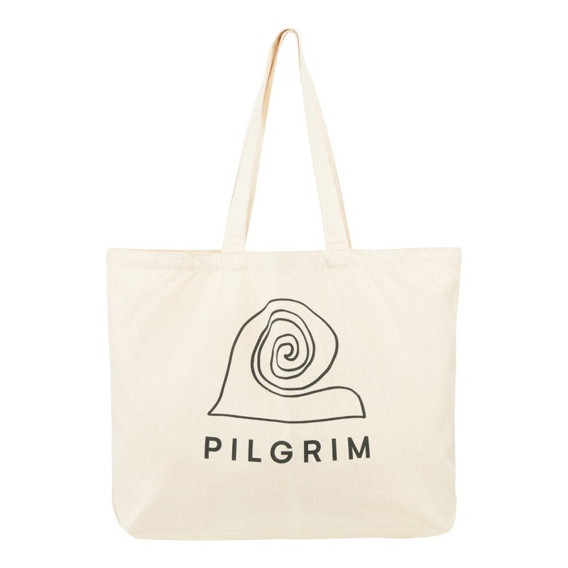 Large Fashion canvas tote-bag, off-white