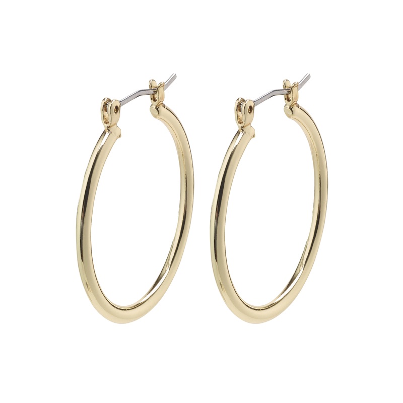 LAYLA large hoop earrings gold-plated