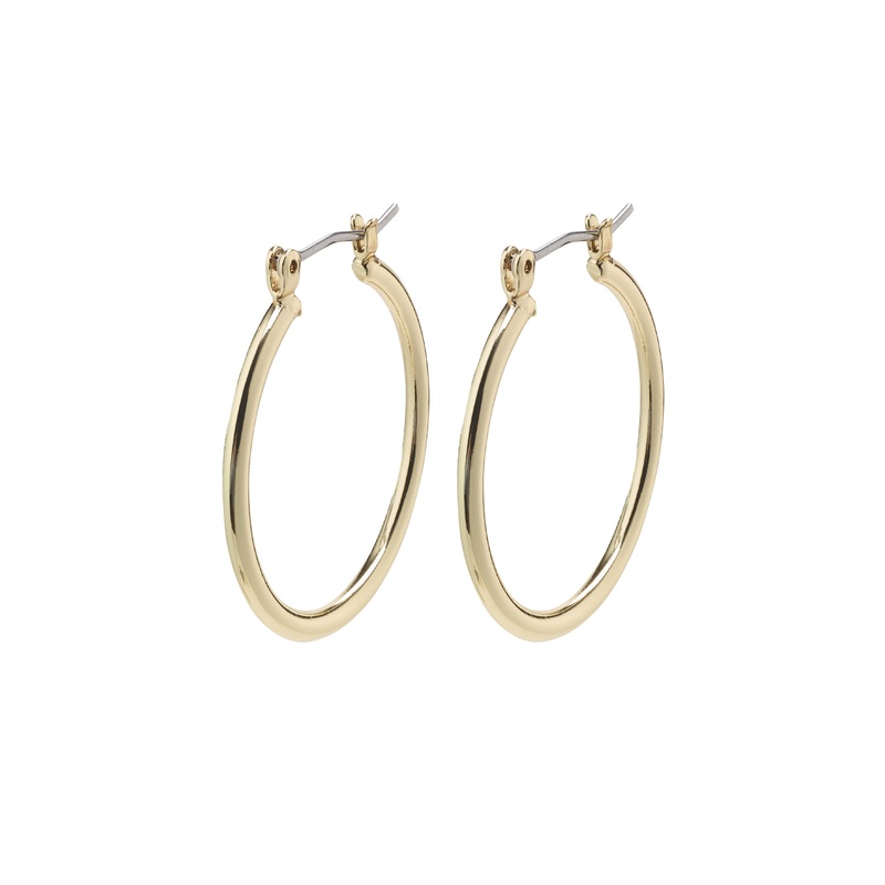 LAYLA medium hoop earrings gold-plated
