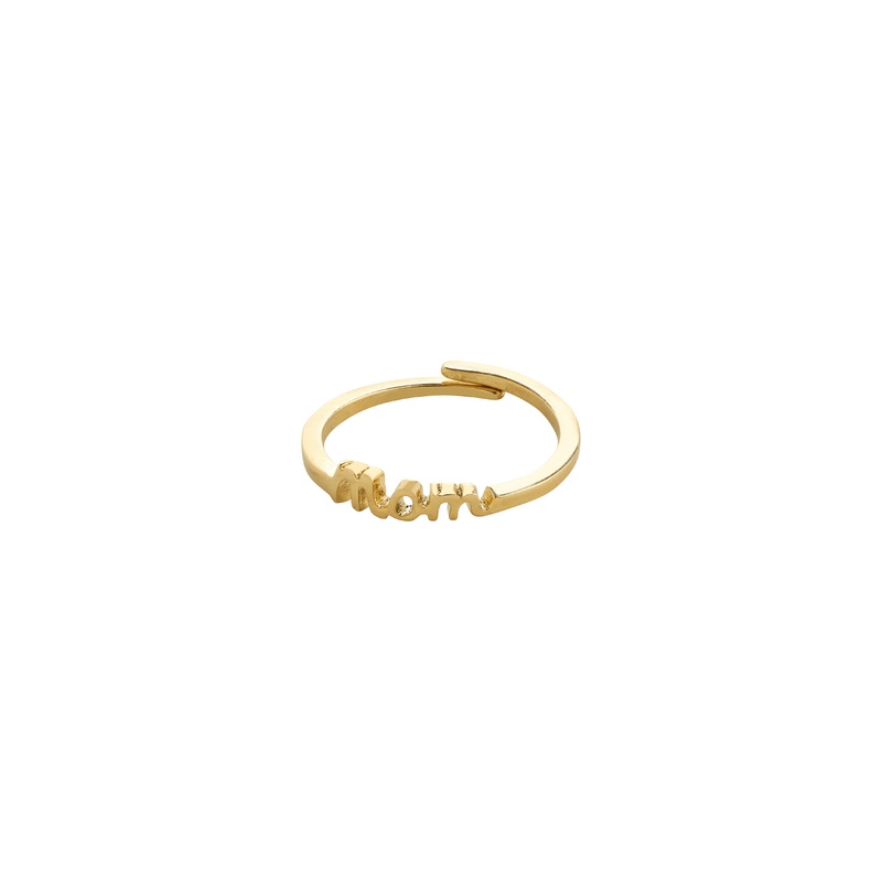 LULU mom stack ring gold-plated