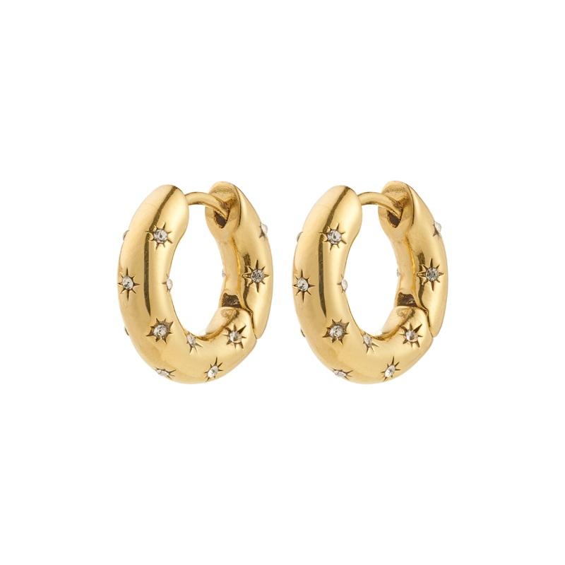 NEVAEH hoops gold-plated