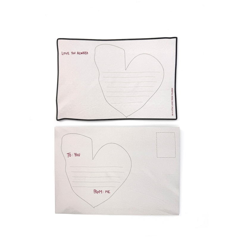 Postcard, “Love you always” with envelope