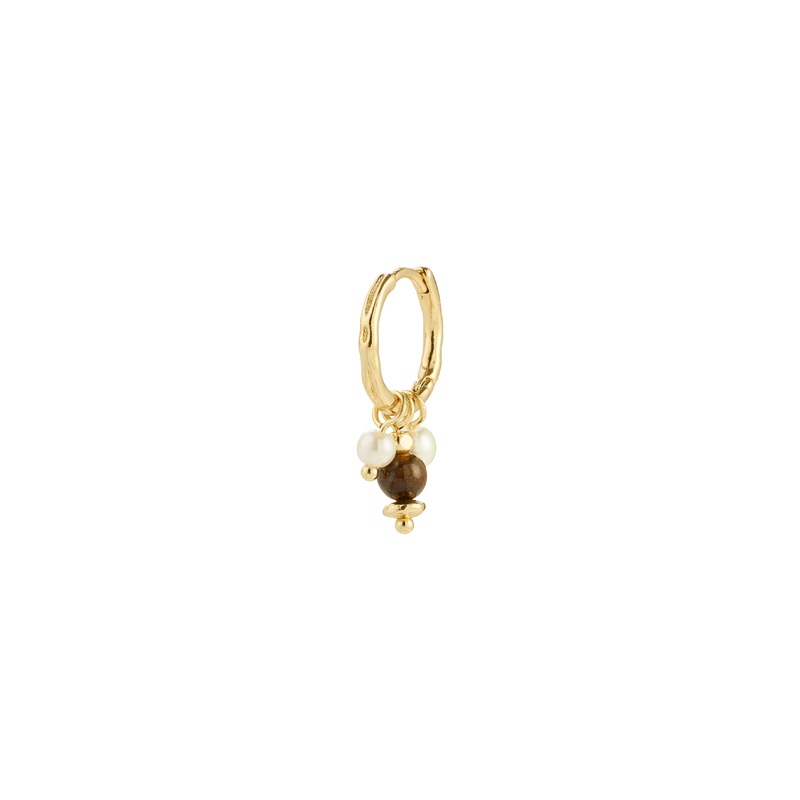 ROYAL single earring gold-plated
