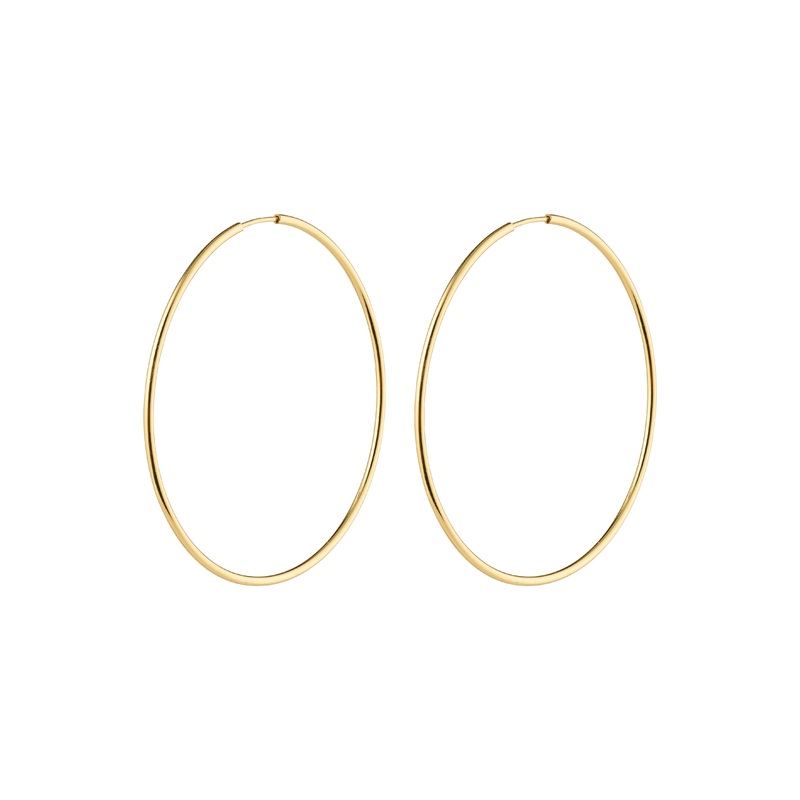 SANNE large hoop earrings gold-plated