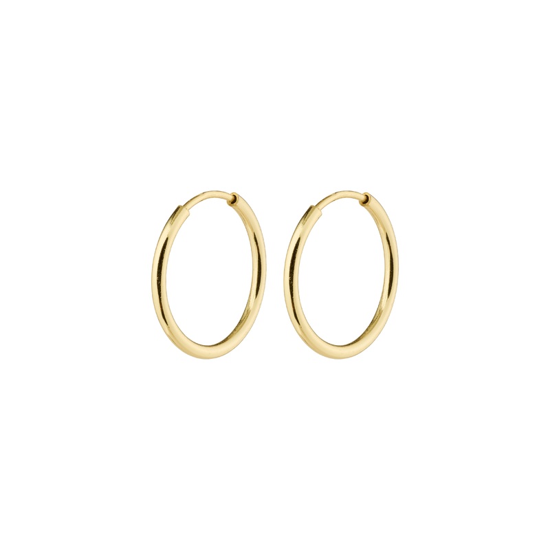 SANNE mini hoop earrings gold-plated